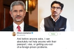 new minister of external affairs, foreign minister, new foreign minister s son dhruva jaishankar says he can t help with passport woes in cheeky tweet, Parenthood