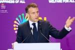 Emmanuel Macron breaking news, Emmanuel Macron, french president praises india s ai growth, France