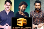 Geetha Arts new announcements, Geetha Arts latest updates, geetha arts to announce three pan indian films, Anniversary