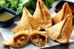 Chana Paneer Samosa preparation, Chana Paneer Samosa fry, high protein chana paneer samosa preparation, Healthy diet
