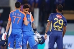 India Vs Sri Lanka tie, India Vs Sri Lanka superover, india beats sri lanka in a superover thriller, Team india