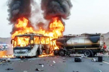 45 Indians Feared Dead In Saudi Arabia Bus Accident