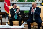 Donald Trump, Leo Varadkar, us president trump makes the case for namaste amidst the covid 19 outbreak, Leo varadkar