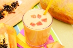 Papaya Smoothie Vs Bloating, Papaya Smoothie for health, papaya smoothie that can help with bloating, Improv
