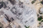 Gaza Attacks breaking, Gaza Attacks images, satellite images show how gaza was reduced, Refugee