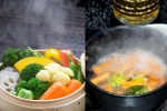 Steaming Vs Boiling which is better, Steaming Vs Boiling for cooking, steaming vs boiling to cook vegetables, With