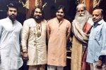 Pawan Kalyan, Ram Charan, pawan kalyan pays visit to sets of sye raa, Bollywood megastar Pawan Kalyan, Ram Charan, pawan kalyan pays visit to sets of sye raa, Bollywood megastar