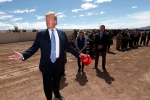 migrants at mexio border, United States, u s is full trump announces to migrants at mexico border, Border wall