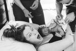 nancy ray instagram, nancy ray, mother s moment of surprise perfectly captured after she births a boy while expecting a girl goes viral, Jolly