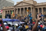 Sri Lanka, Sri Lanka for petrol, sri lanka crisis protestors break into pm s office, Petrol