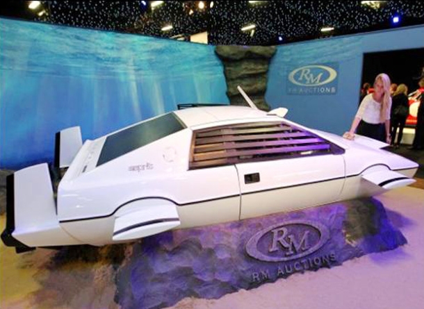 James Bond's submarine car fetches a fortune