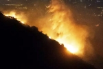 California Wildfire damage, California Wildfire damage, fresh fire erupts in los angeles, Hollywood