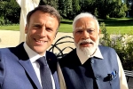 Emmanuel Macron and Narendra Modi breaking news, Narendra Modi, france and indian prime ministers share their friendship on social media, France