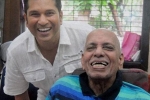 sachin tendulkar's childhood coach, sachin tendulkar awards, sachin tendulkar s childhood coach ramakant achrekar passes away, Kv kamath