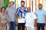 Mickey J Meyer, Varun Tej 12 launch, varun tej s 12th film launched, Nagababu